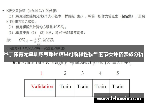 基于体育无氧训练与课程结果可解释性模型的节奏评估参数分析